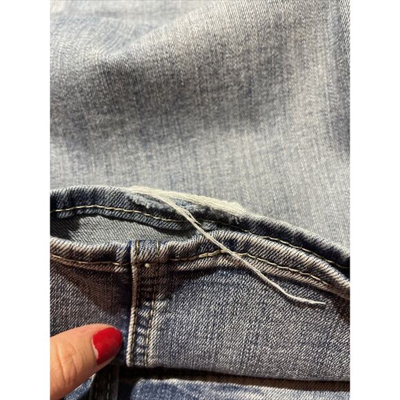 Departwest Buckle Mens Jeans Trouper Straight Leg Denim Size 31x32R Light Wash - Picture 11 of 14